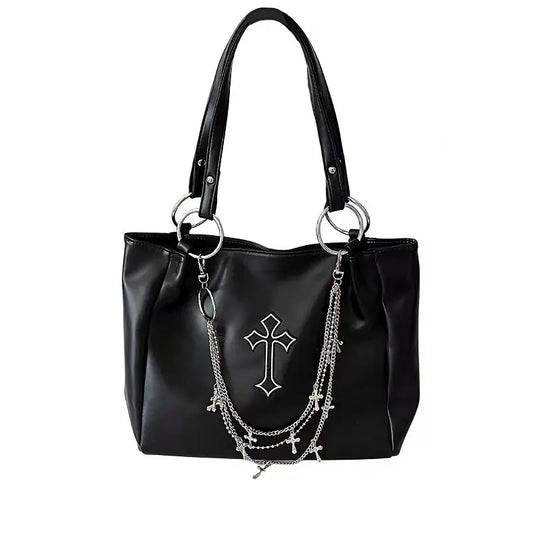 WANDA BLACK TOTE BAG